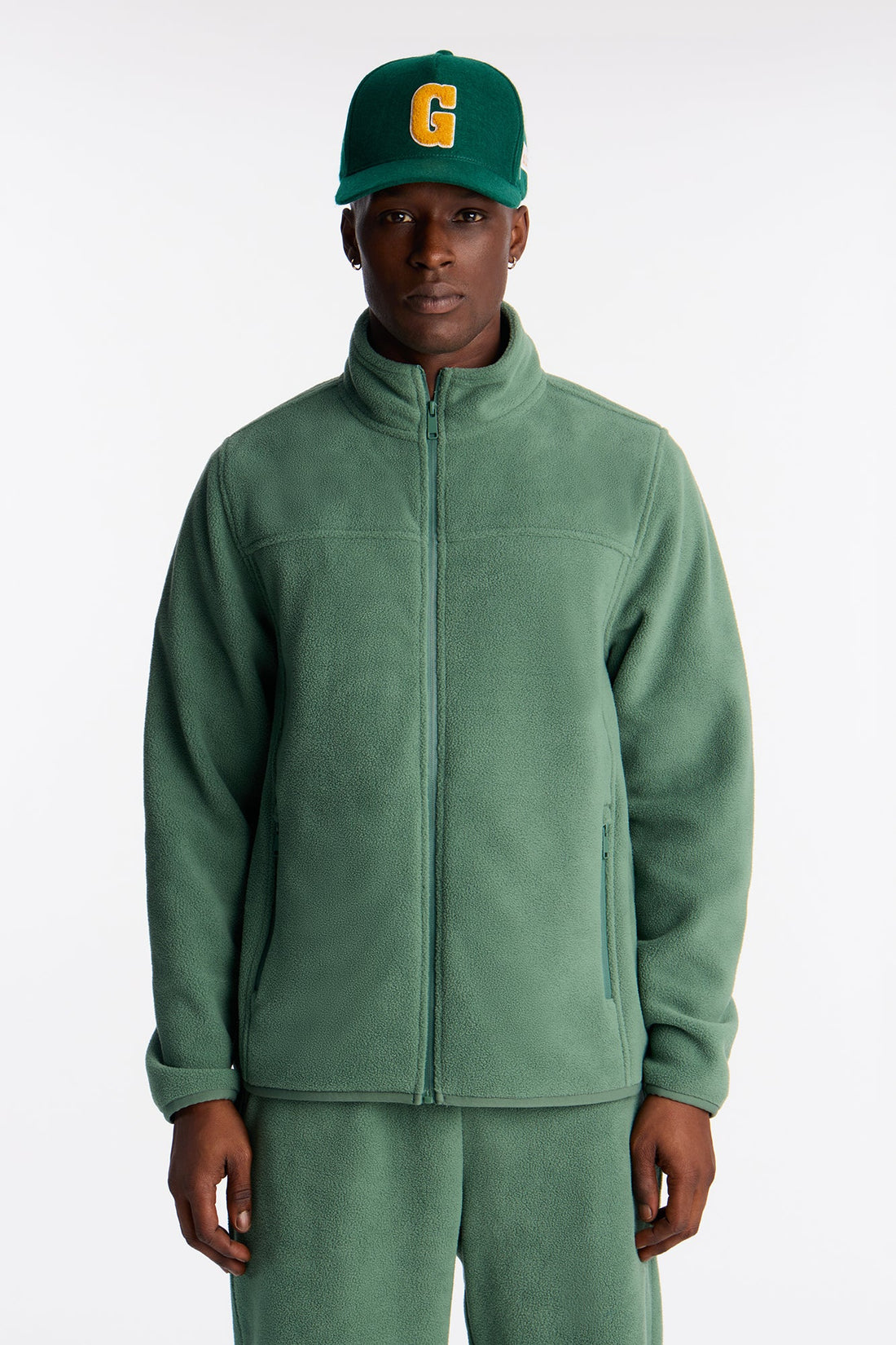 Core Microfleece Zip Jacket - Green
