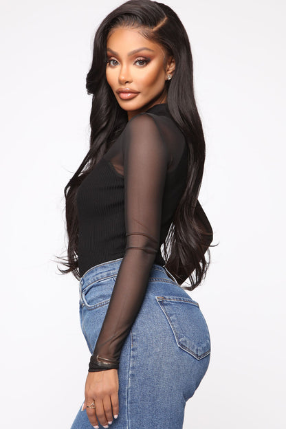 Leave It To Your Imagination Sweater - Black