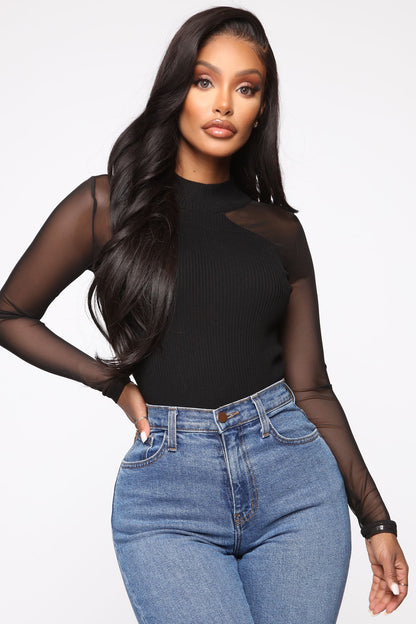 Leave It To Your Imagination Sweater - Black