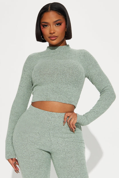 Chic N Cozy Pant Set - Mint