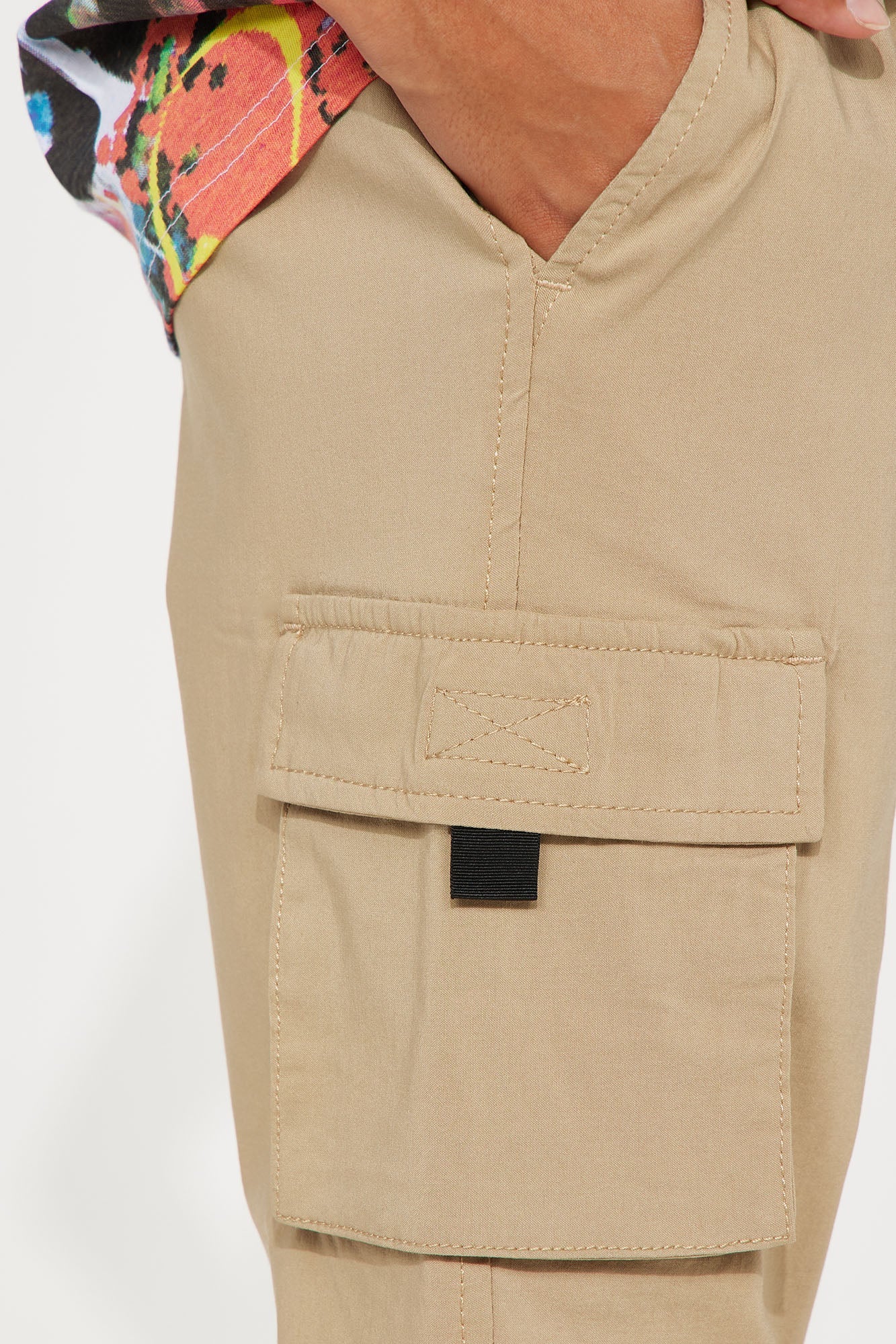 Mini Winning Season Tech Twill Utility Joggers - Khaki