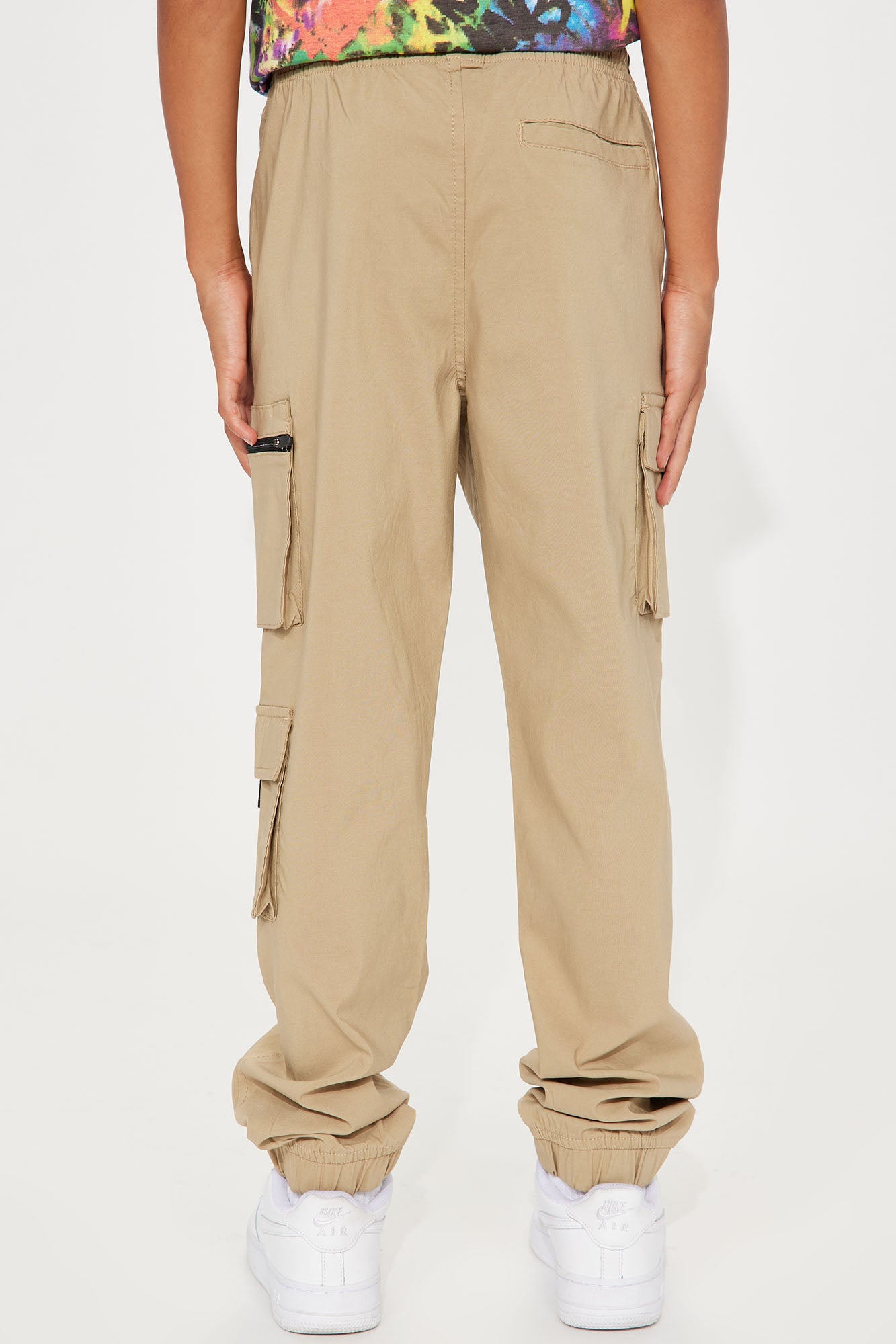 Mini Winning Season Tech Twill Utility Joggers - Khaki