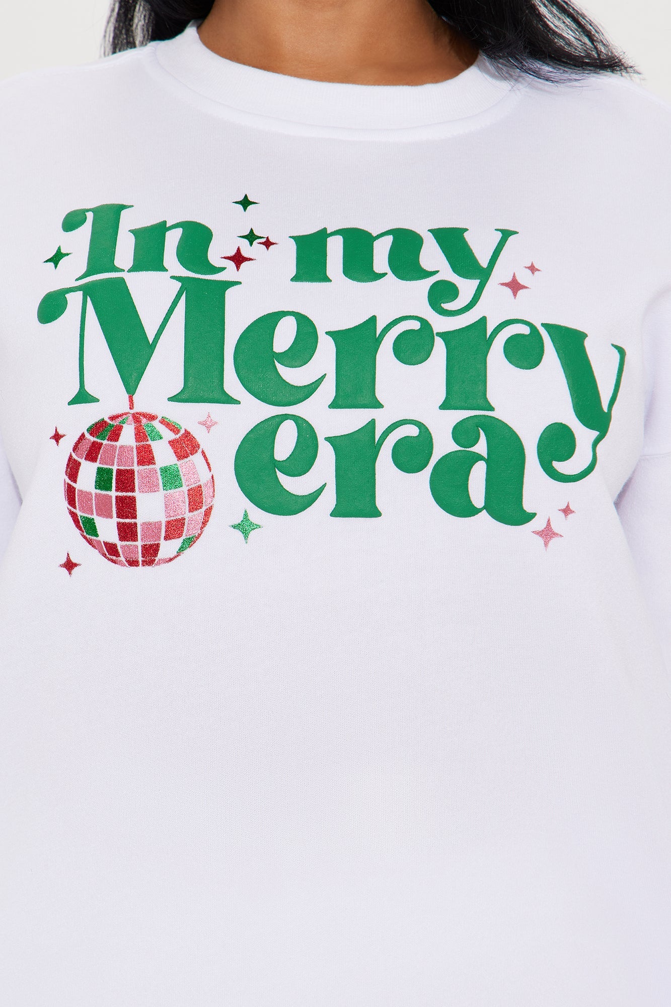 Christmas Spirit Fleece Pant Set - White
