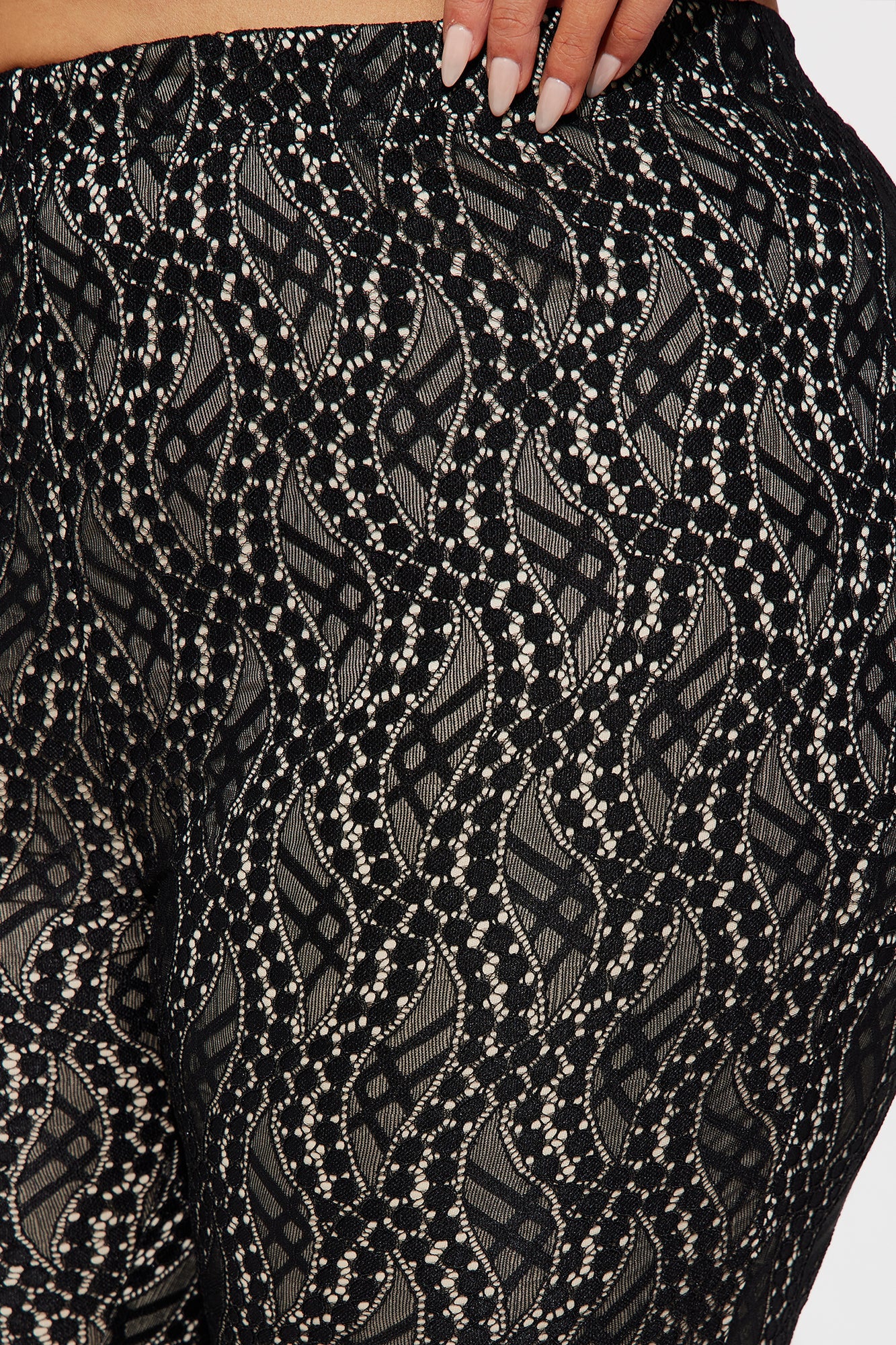 Call Me Up Lace Legging - Black/combo