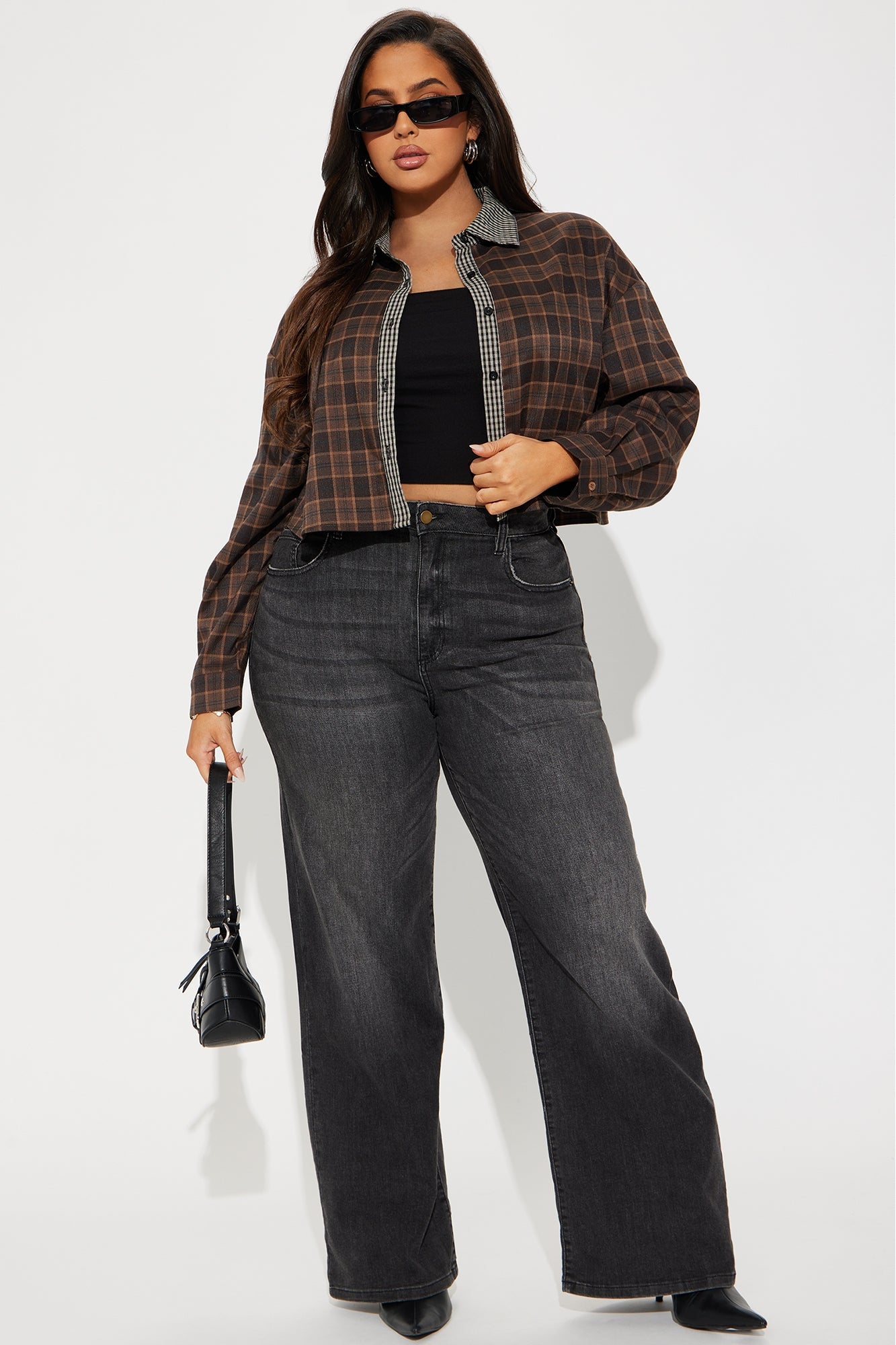 Kennie Plaid Shirt - Brown Combo