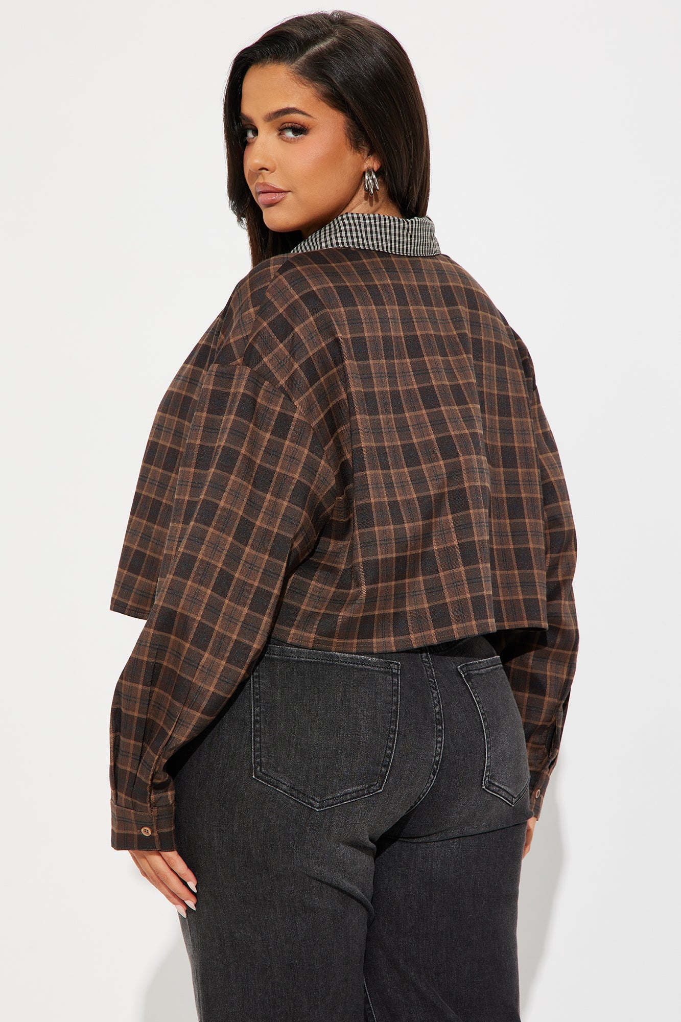 Kennie Plaid Shirt - Brown Combo