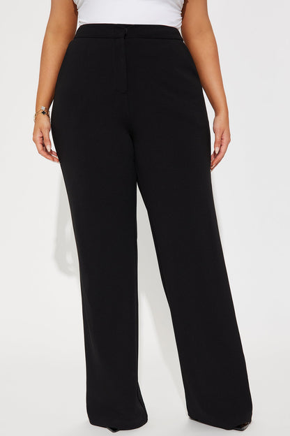 Core Competency Straight Leg Trouser - Black