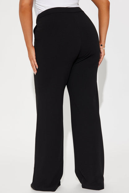 Core Competency Straight Leg Trouser - Black