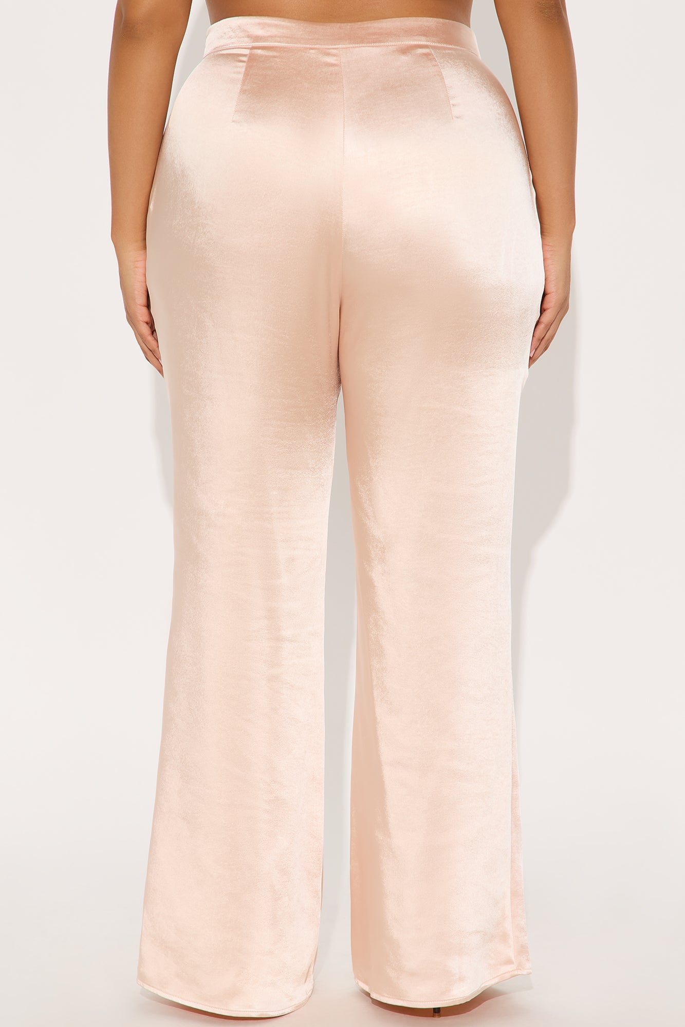 Flawless Energy Satin Flare Pant 32″ - Pink