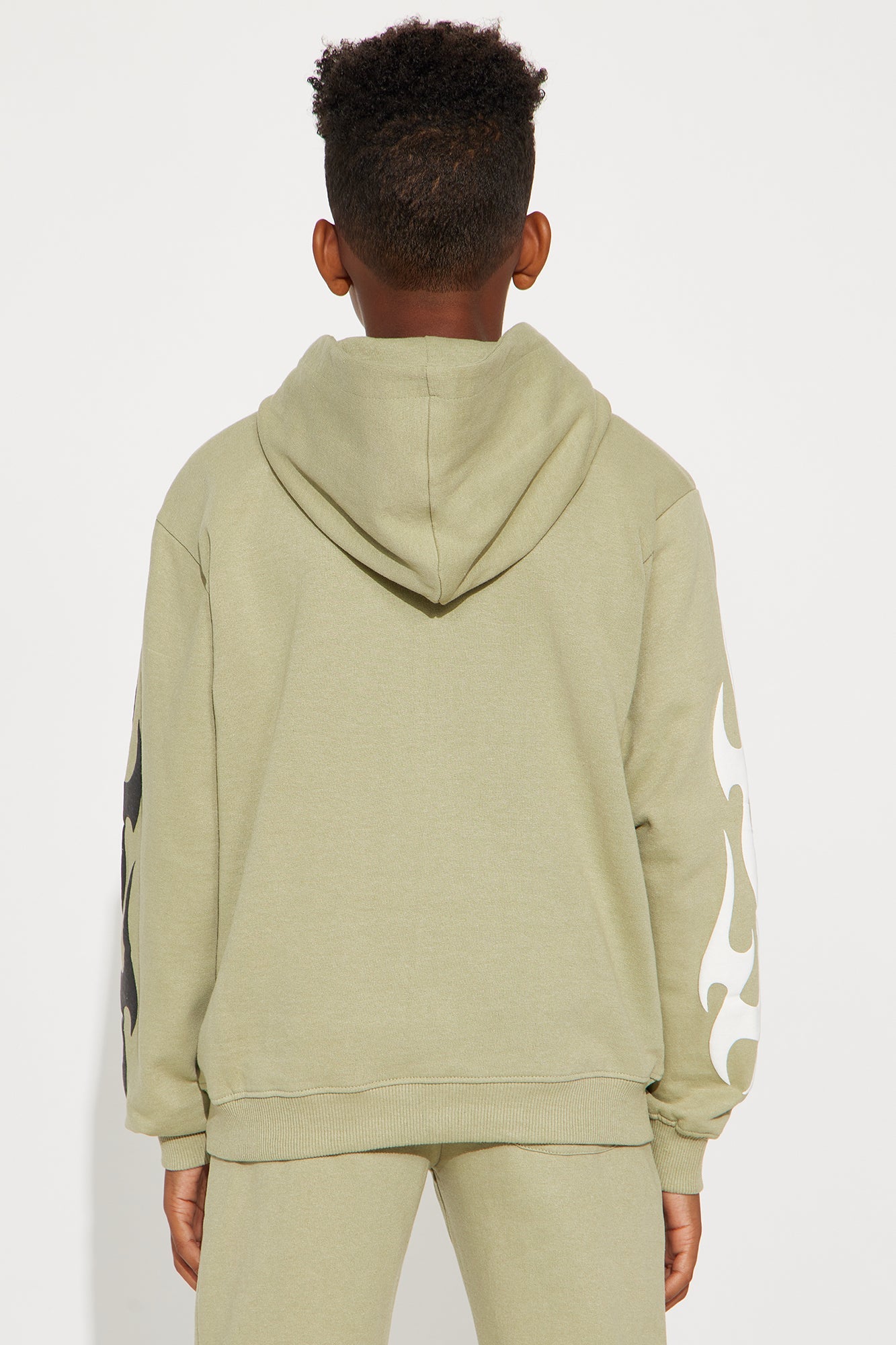 Mini Timeless Tribal Hoodie - Sage