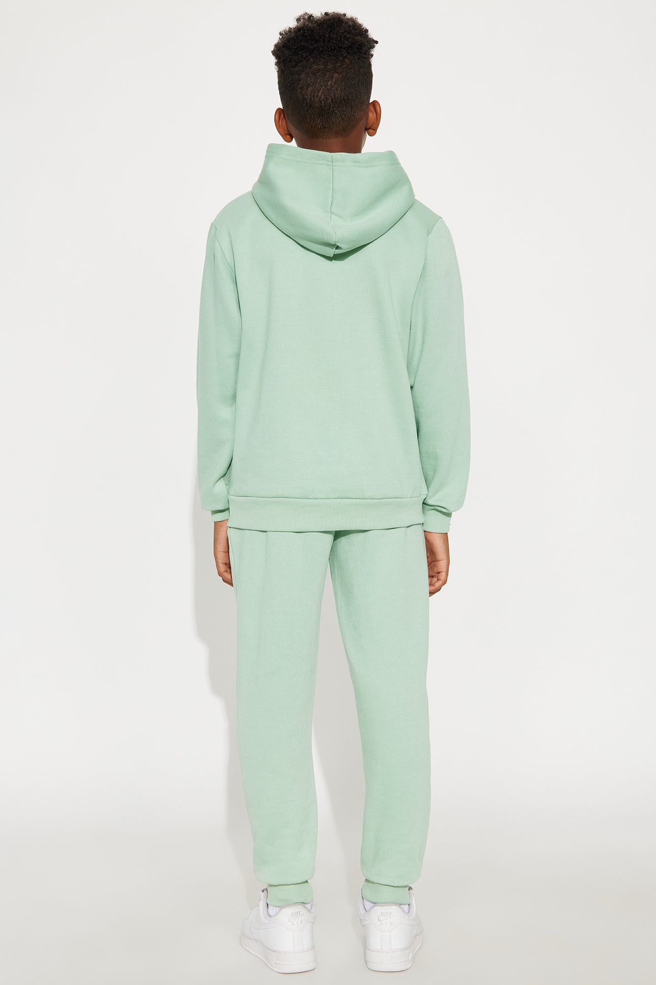 Mini Gotta Find Your Way Jogger Pant Set - Sage