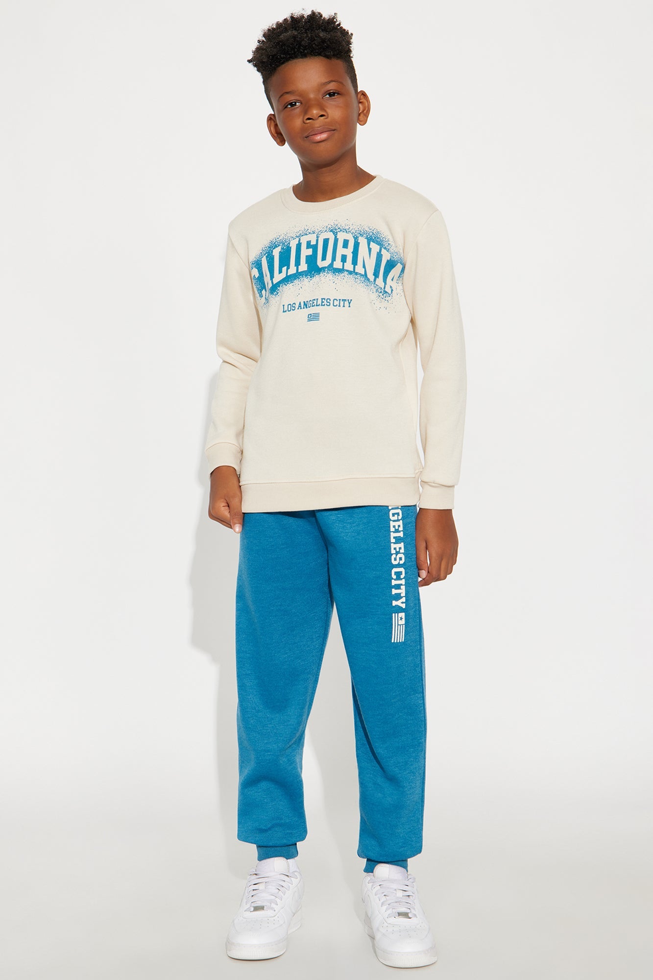 Mini Only In California Jogger Pant Set - Sand/combo
