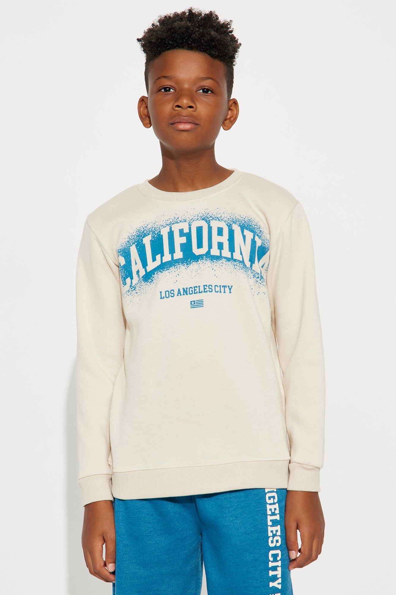 Mini Only In California Jogger Pant Set - Sand/combo