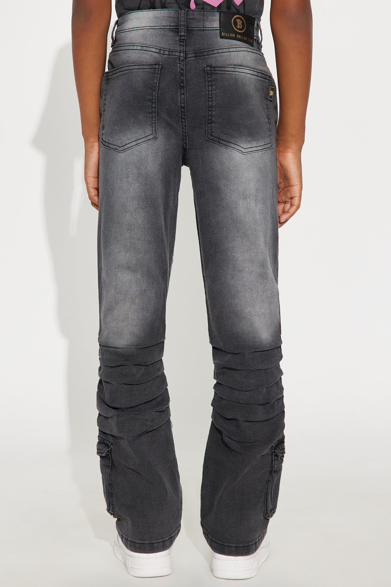 Mini Lucas Cargo Skinny Jeans - Black