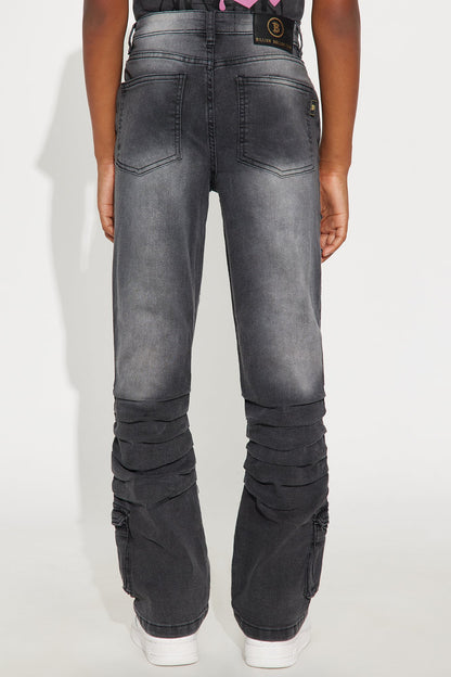 Mini Lucas Cargo Skinny Jeans - Black