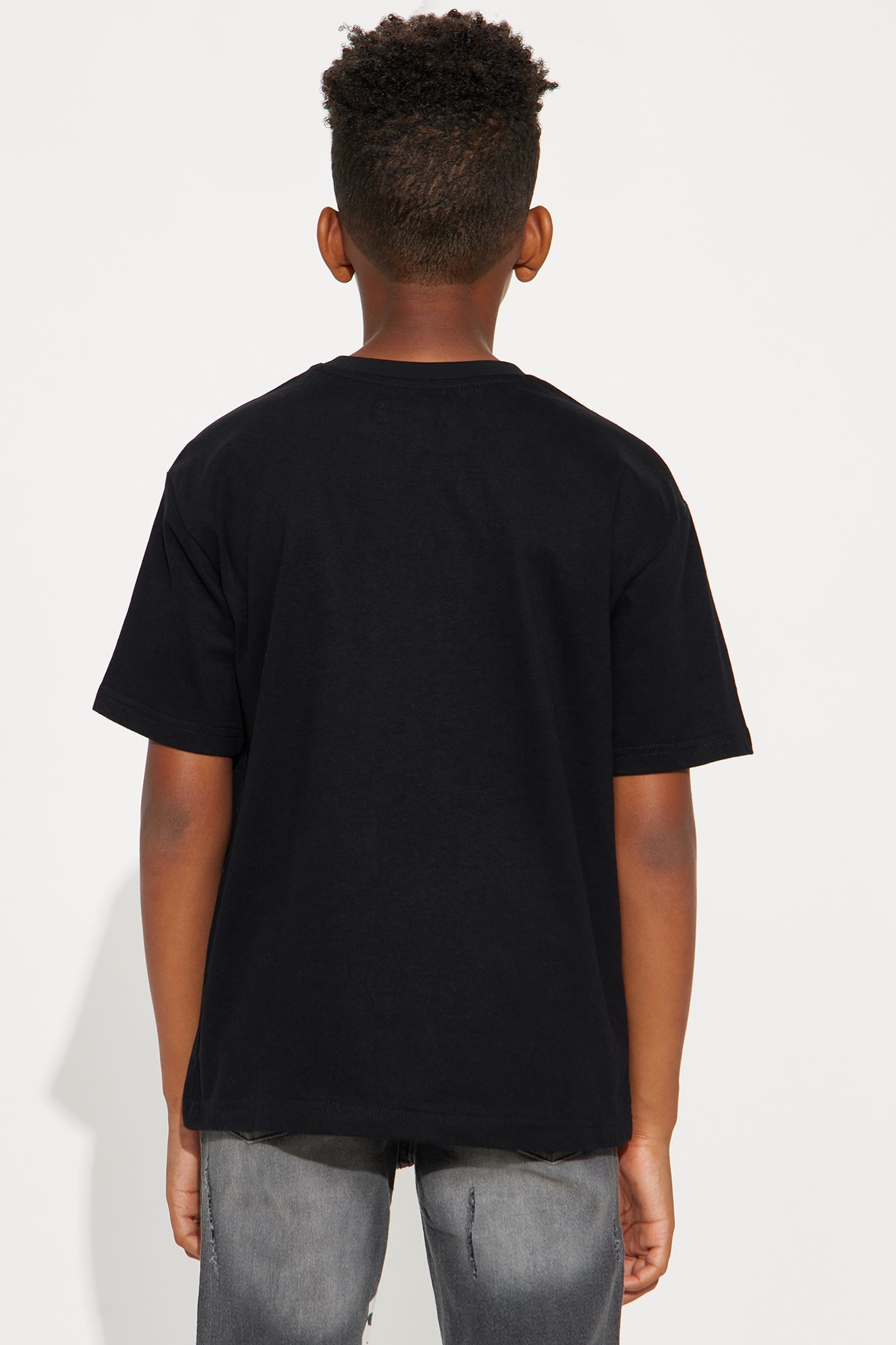 Mini Relaxed Premium Midweight Tee - Black