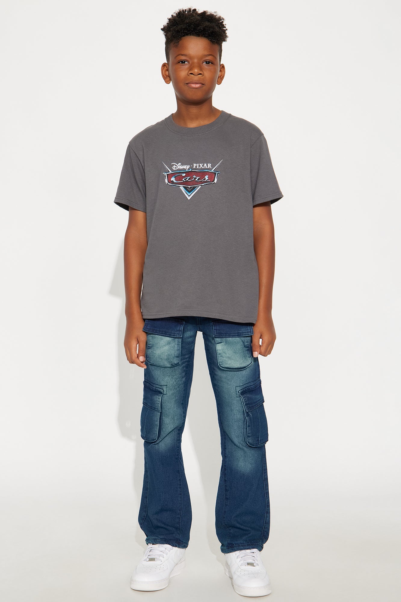Mini Cars I Am Speed Short Sleeve Tee - Charcoal