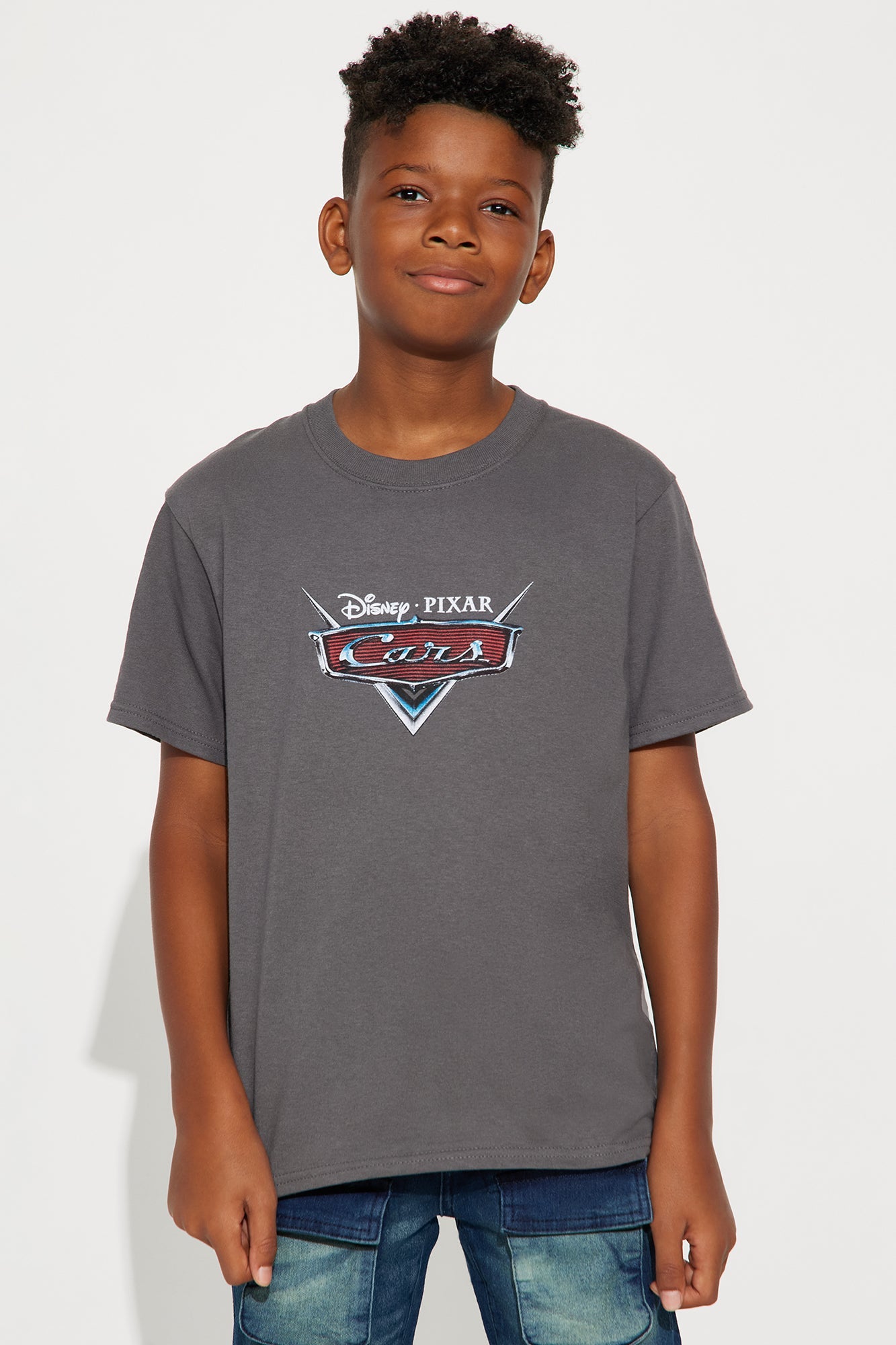 Mini Cars I Am Speed Short Sleeve Tee - Charcoal