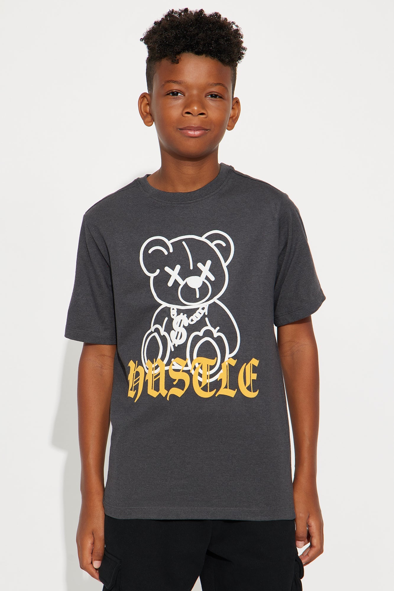 Mini Hustling Since Birth Short Sleeve Tee - Black