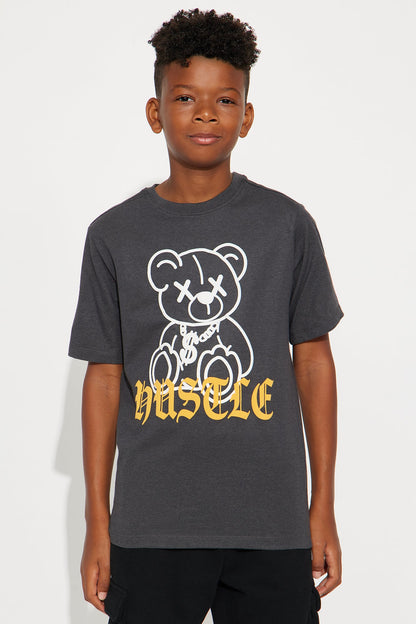 Mini Hustling Since Birth Short Sleeve Tee - Black
