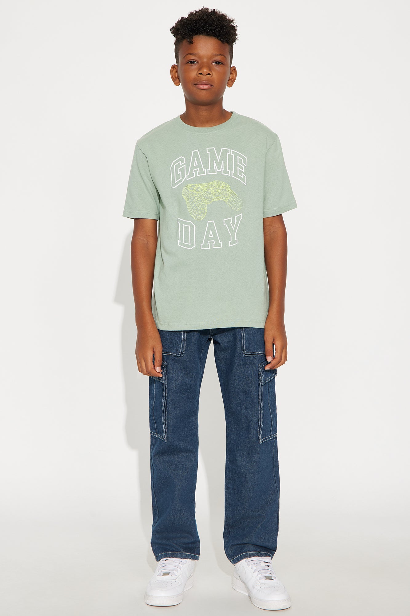 Mini Game Day Short Sleeve Tee - Green