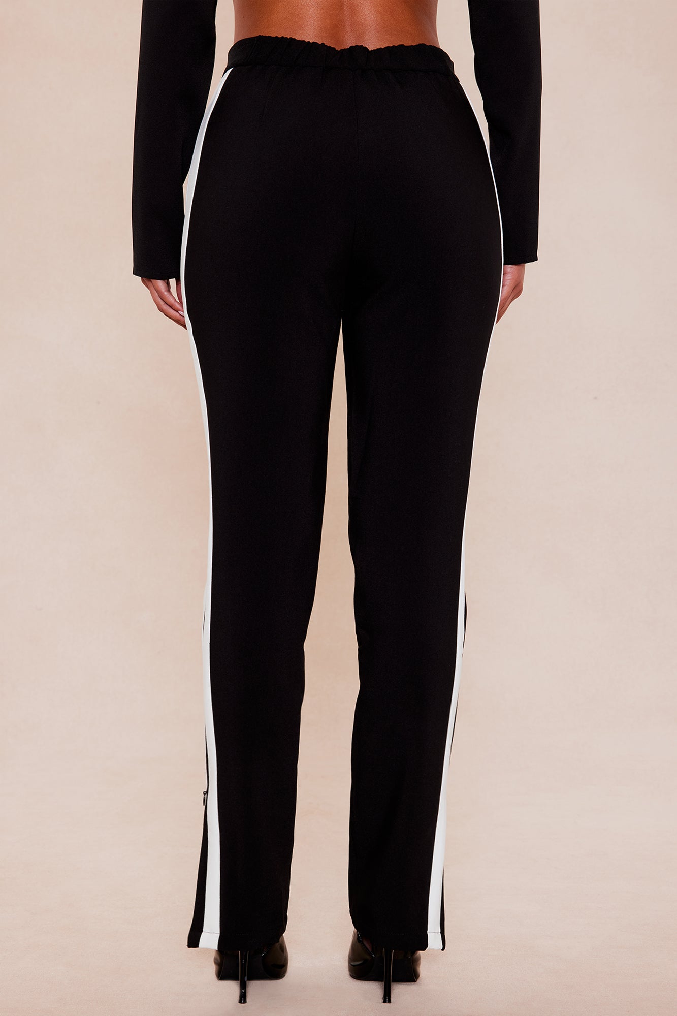 Arletta Skinny Leg Pant - Black/White