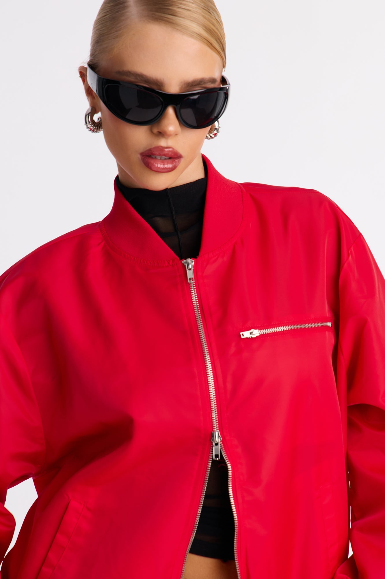 Emerson Jacket Short Set - Red