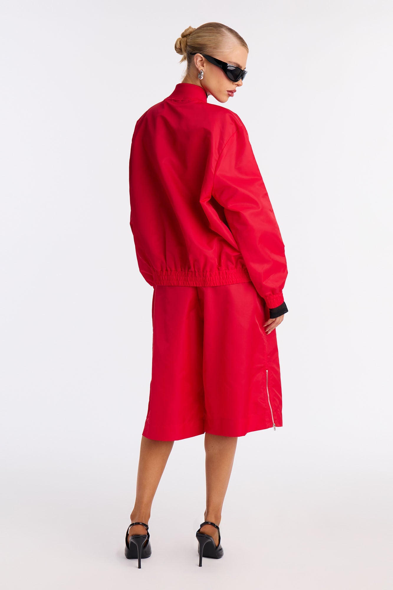 Emerson Jacket Short Set - Red