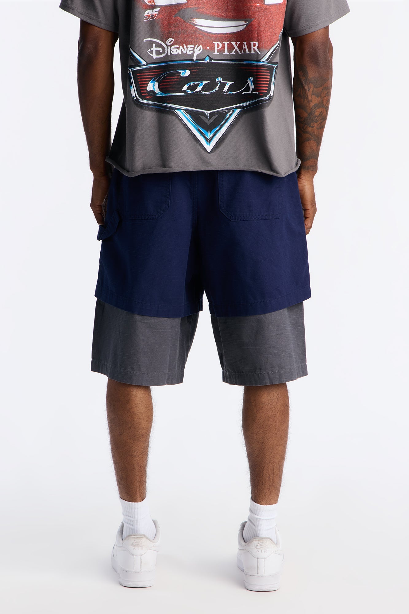 Nostrand Color Blocked Short Bottoms - Navy/combo