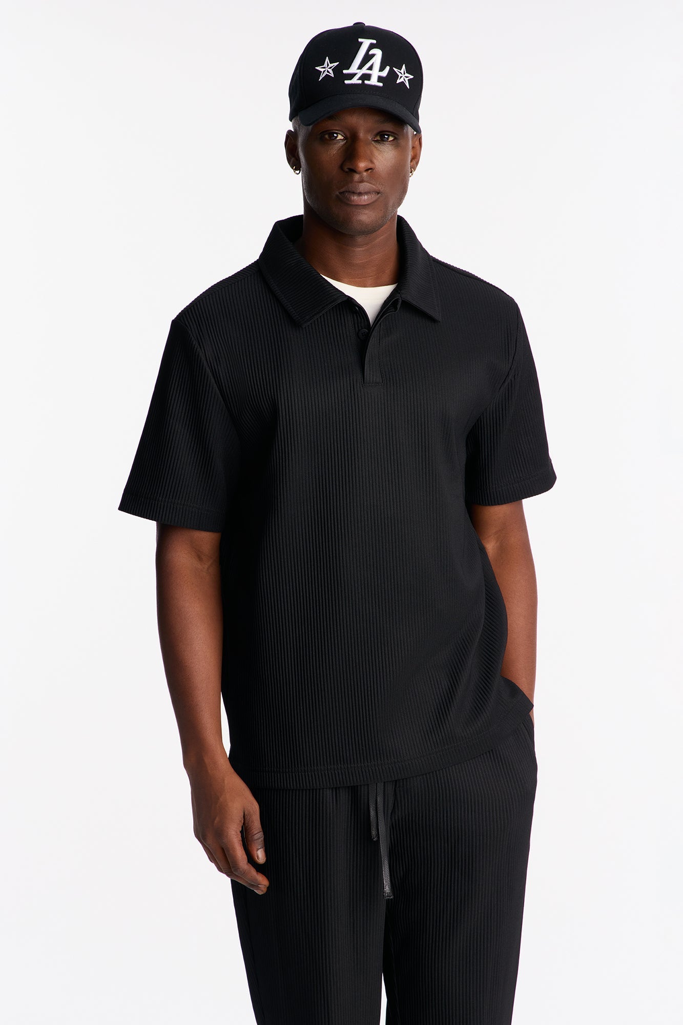 Show Up Polo Shirt - Black