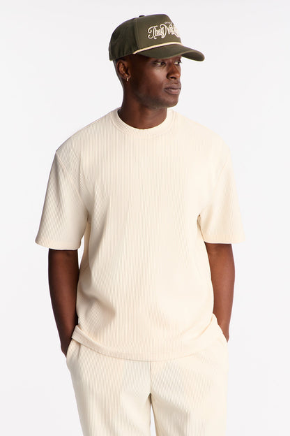Show Up Relaxed Crewneck Tee - Off White