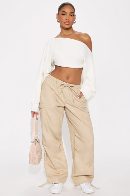 Street Smart Cargo Parachute Pant - Khaki