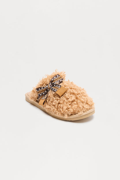 Biscotti Sherpa Slippers - Camel
