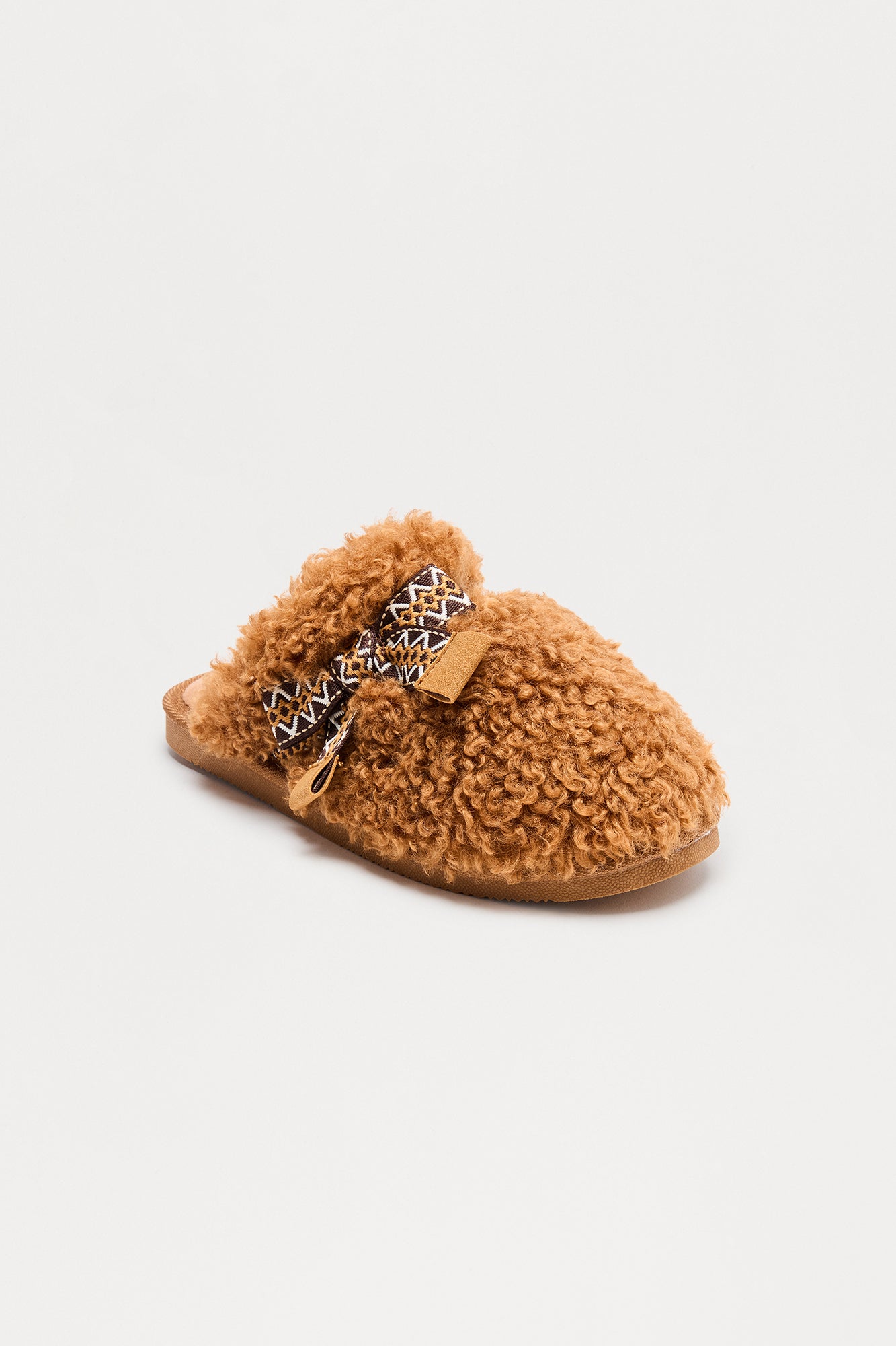 Biscotti Sherpa Slippers - Brown