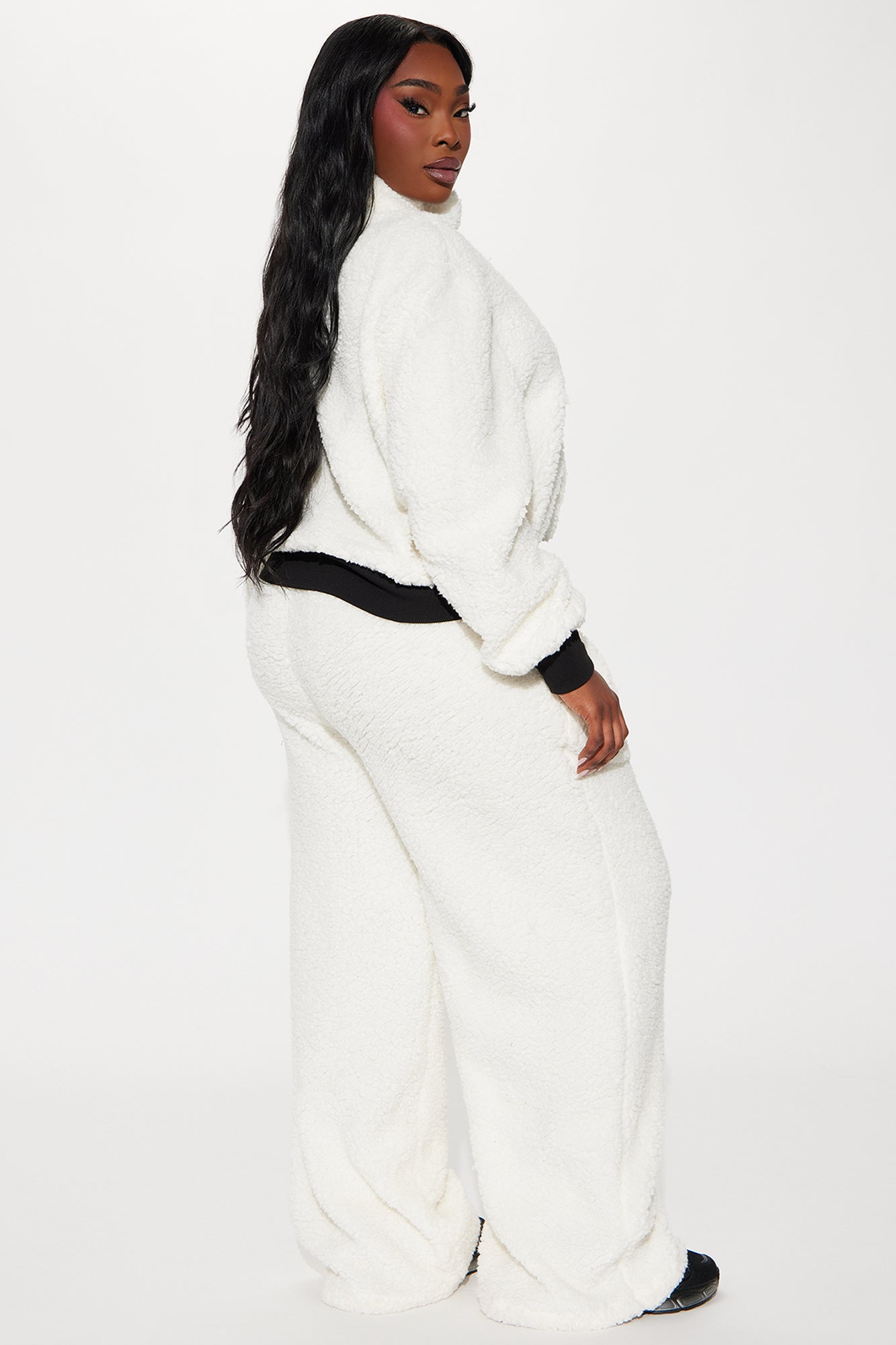 Eternal Star Sherpa Pant Set - Ivory
