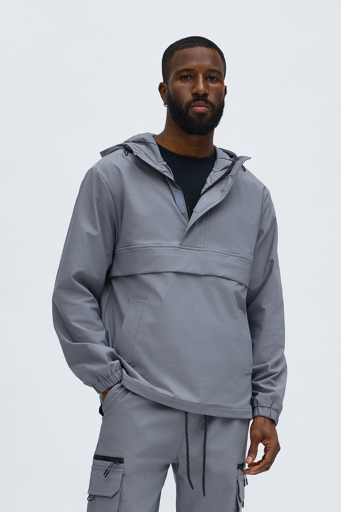Desert Storm Pullover Anorak - Grey