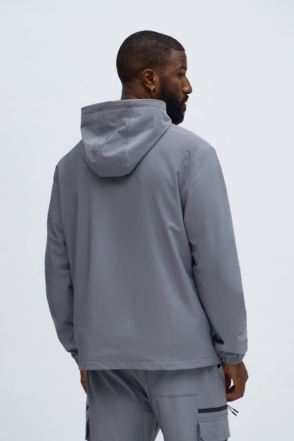 Desert Storm Pullover Anorak - Grey