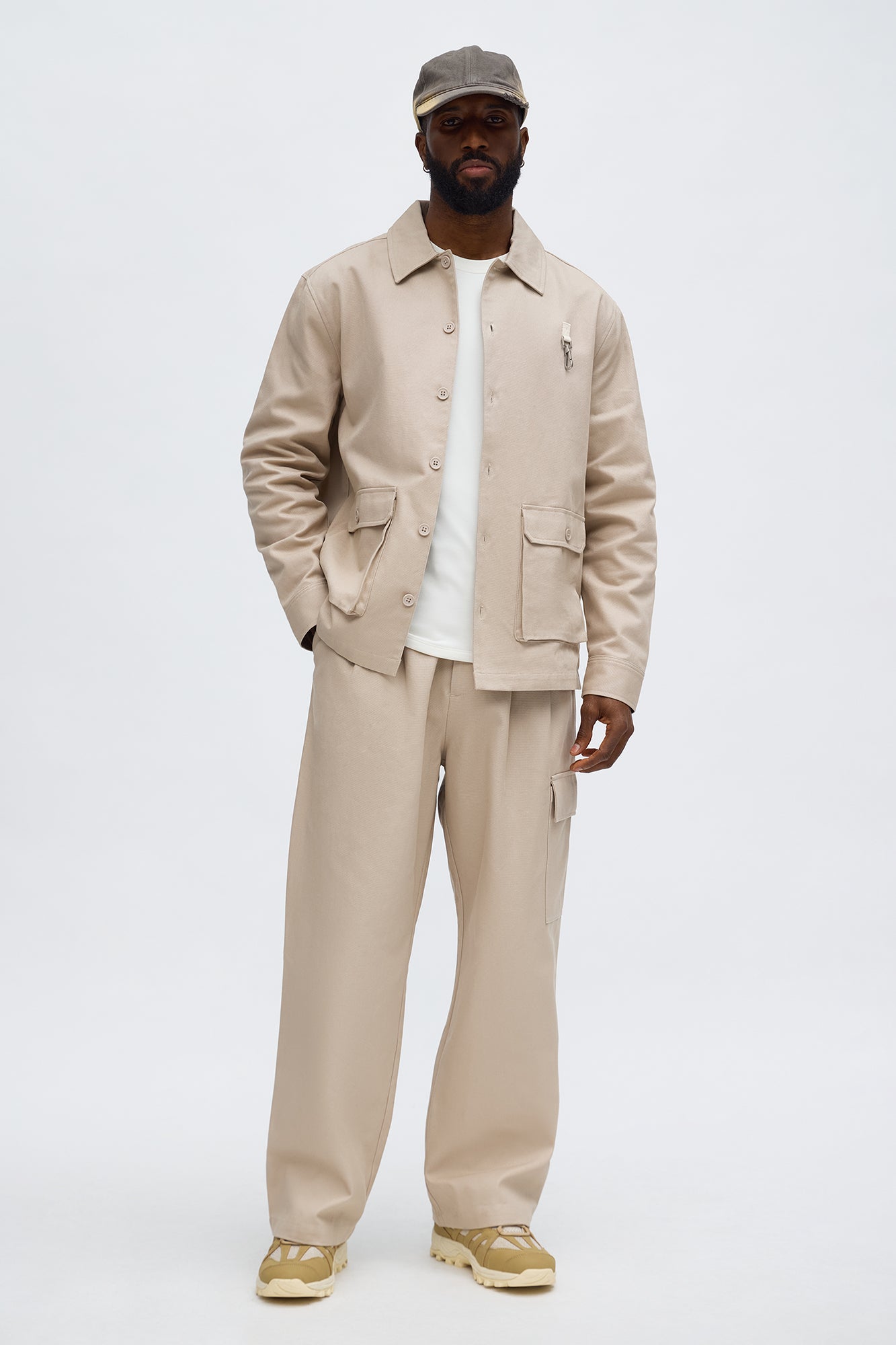 Baggy Fairfax Canvas Pant - Taupe