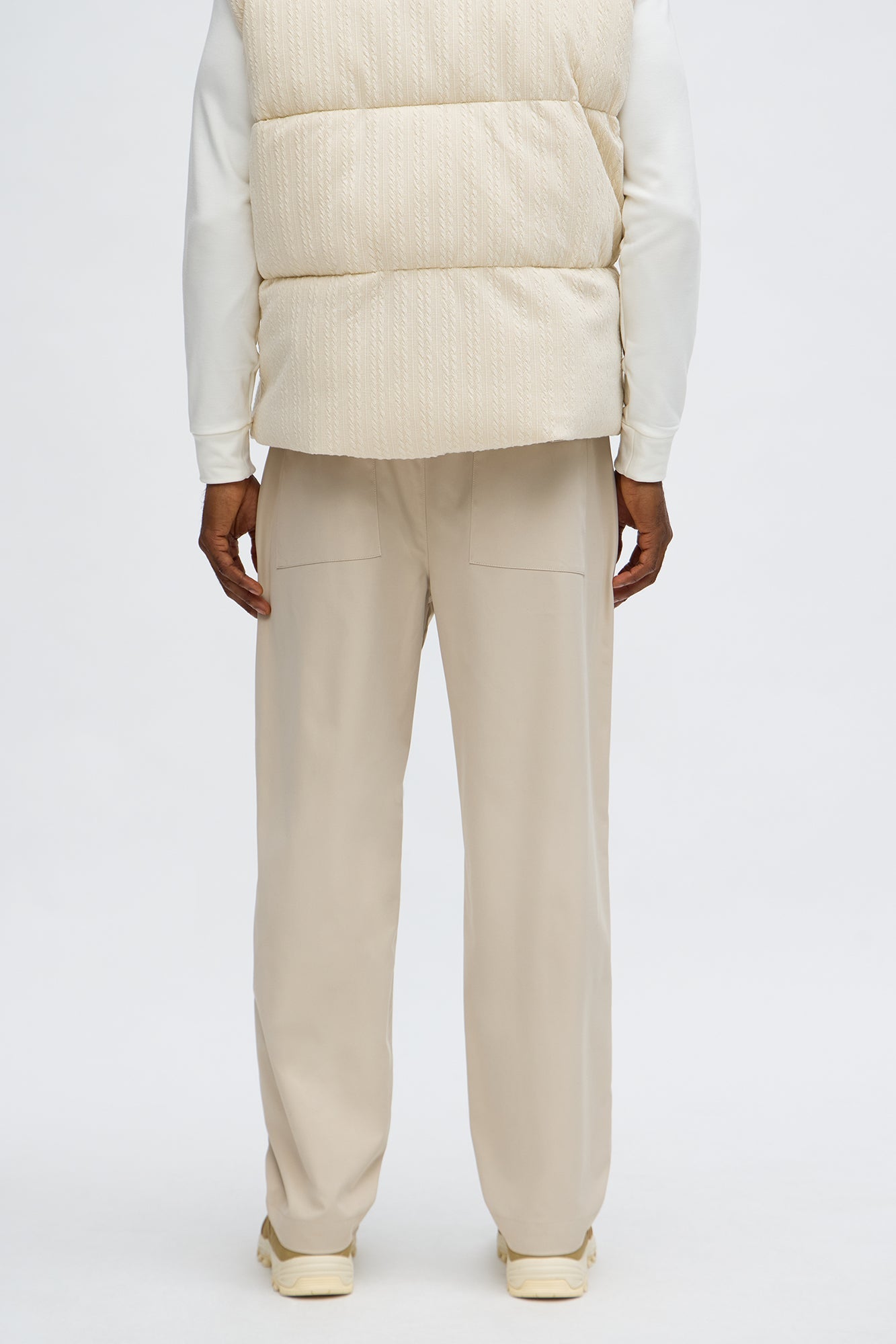 Straight Cobble Hill Trouser - Beige