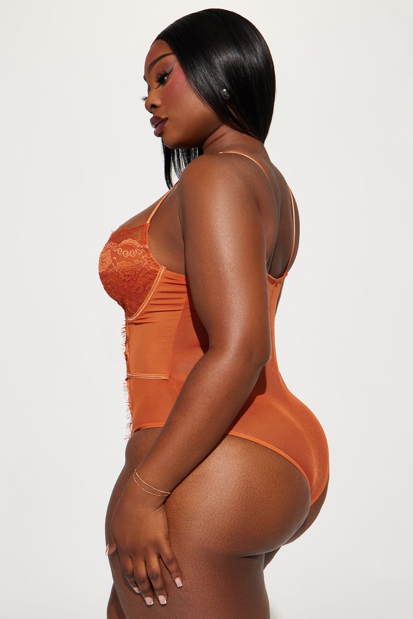 Somebody To Love Lace Teddy - Bronze