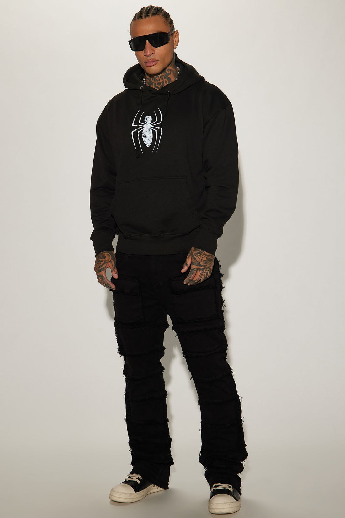 Spiderman Spiders Web Hoodie - Black