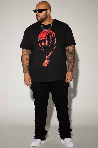 OTF Chain Butterfly Short Sleeve Tee - Black