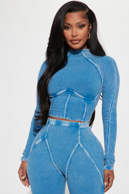 Jaime Legging Set - Blue