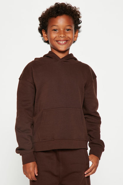 Mini Stole Your Toys Oversized Hoodie - Chocolate