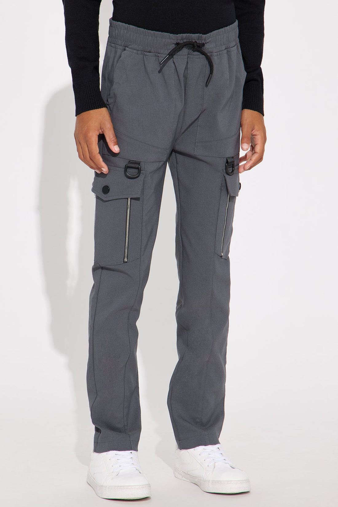 Mini On The Run Cargo Pants - Charcoal