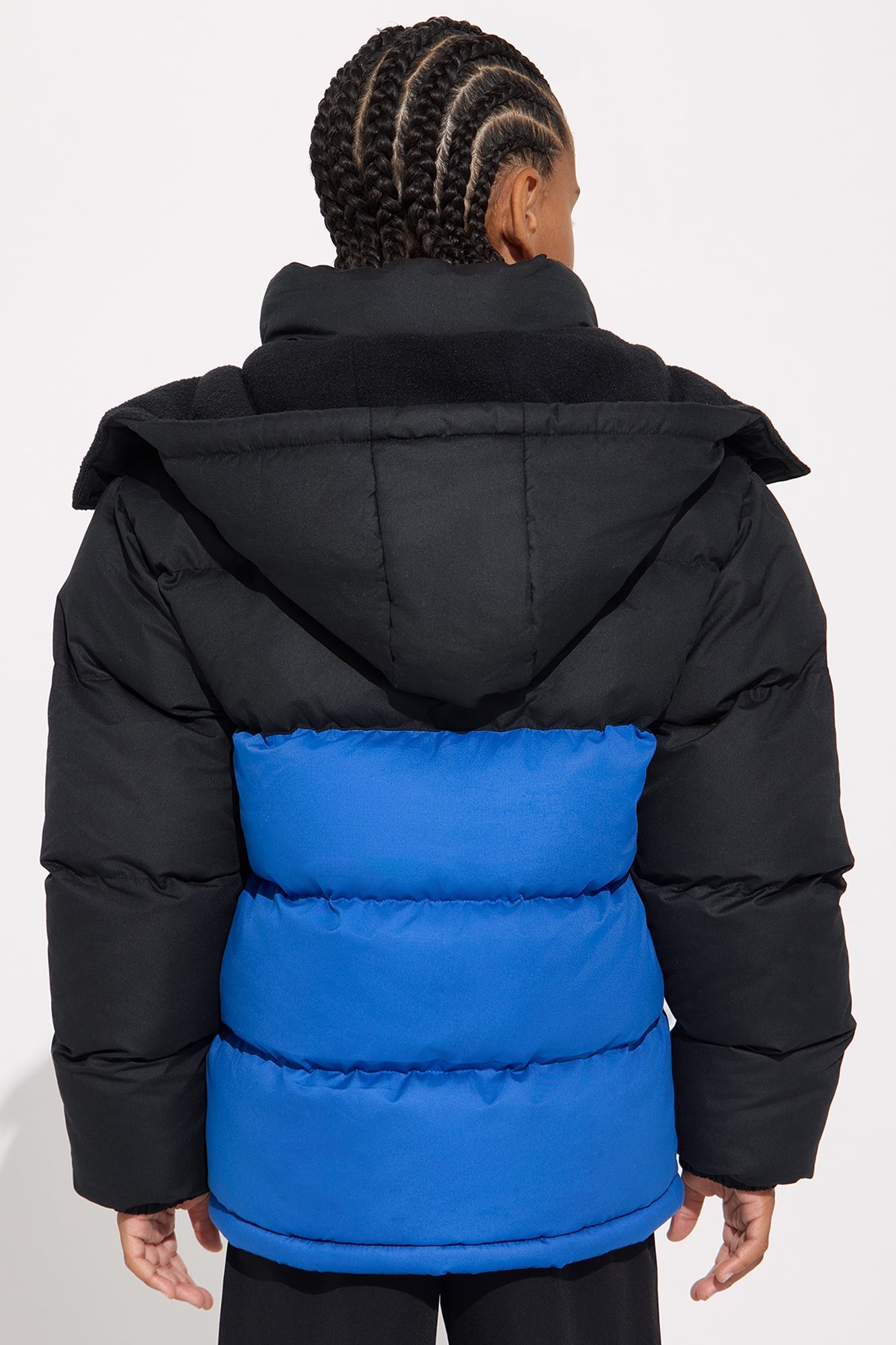 Mini Royalty Puffer Jacket - Blue/combo