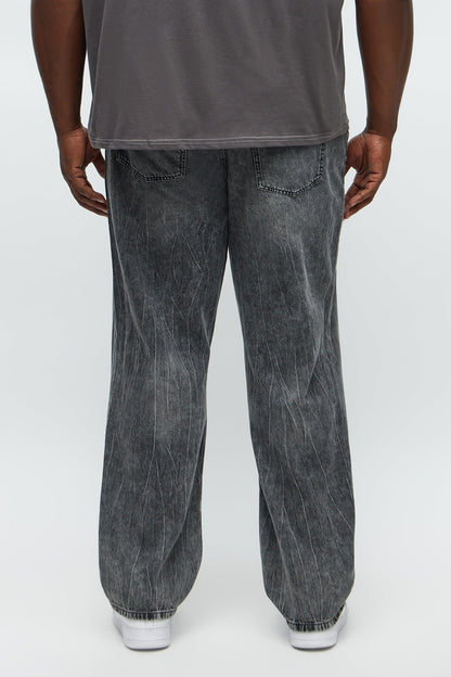 Straight Sleep In Jean - Black Wash