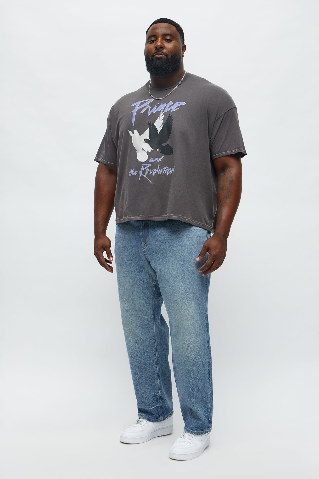 Relaxed Straight Crack The Code Jean - Light Blue Wash