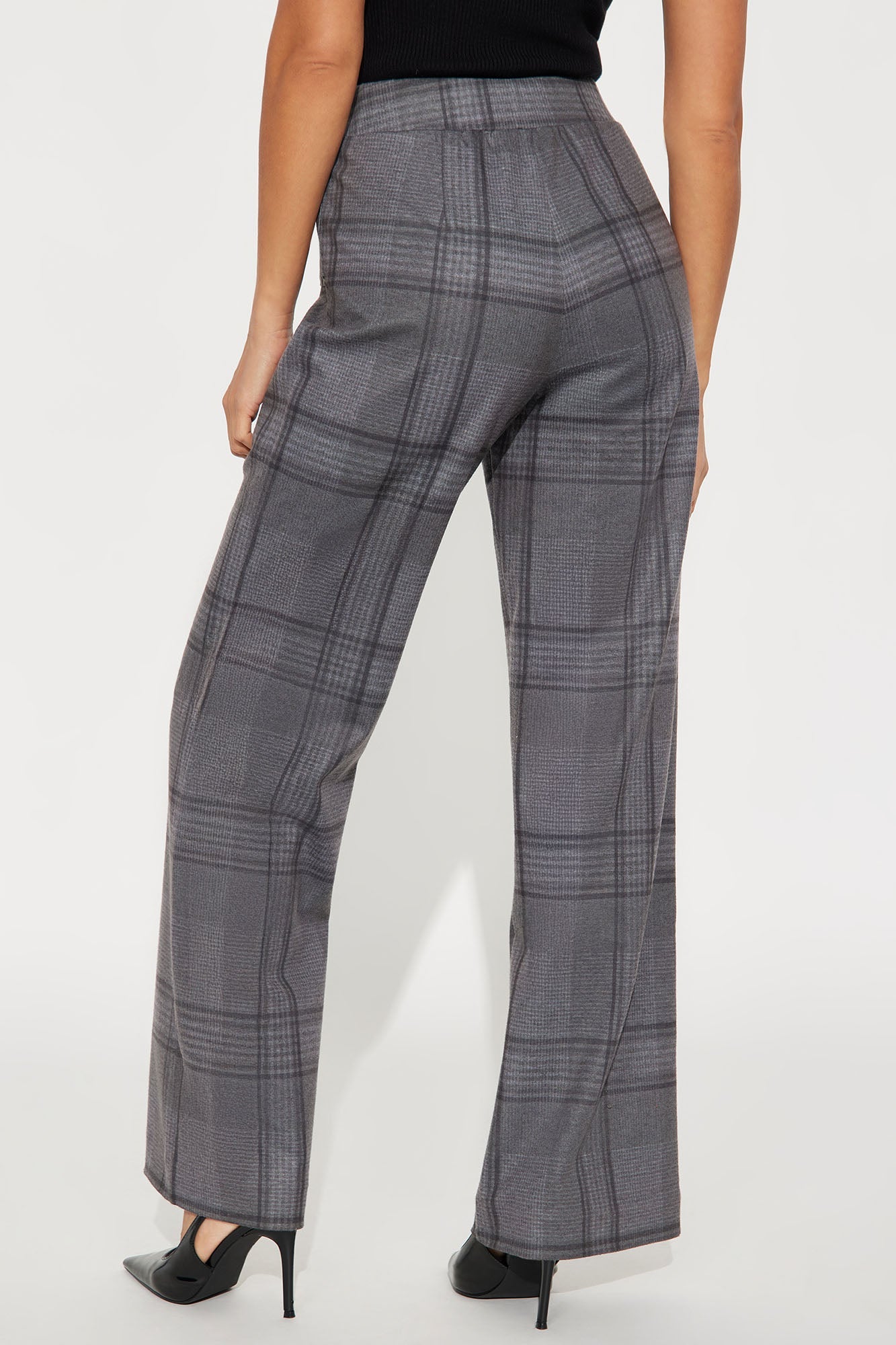 Feeling Preppy Wide Leg Pant 33 - Grey/combo