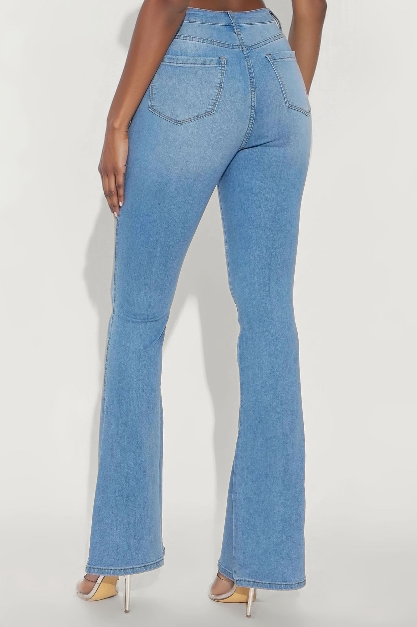 Tall Deep In My Soul Flare Jeans - Light Wash